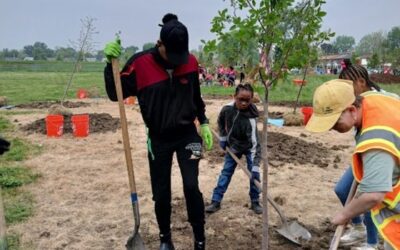 BBBSSEM HELPS THE GREENING OF DETROIT PLANT TREES