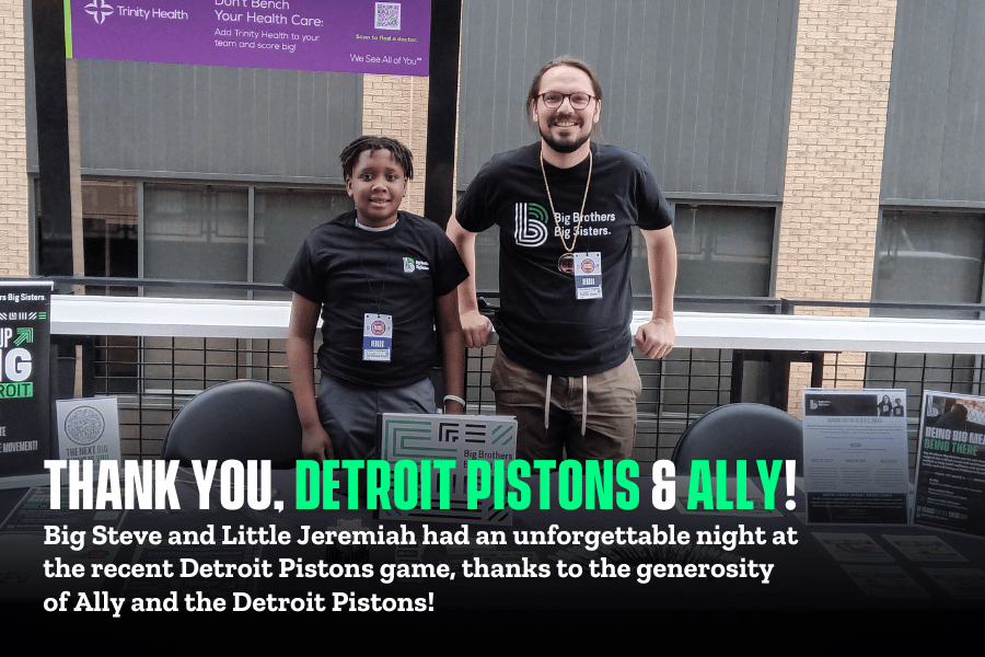 Jeremiah and Steve’s Big Night Out Thanks to Ally and Detroit Pistons!